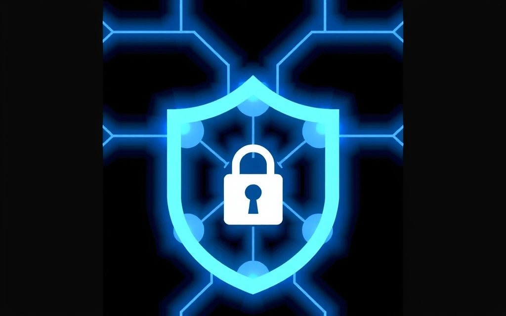 Ilustrație 3D a unui scut digital cu bariere de protecție cibernetică, simbolizând securitatea avansată a datelor.